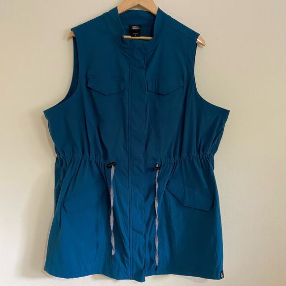 Torrid Happy Camper Vest, Leigon Blue, Size 3X - Picture 5 of 12